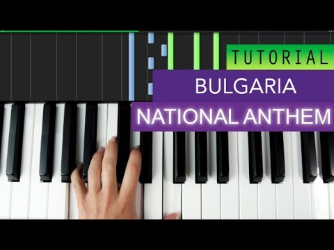 National Anthem Of Bulgaria Piano Tutorial