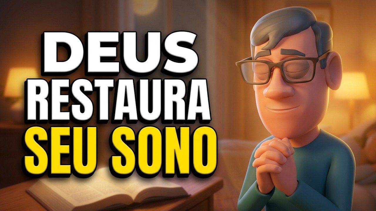DEUS RESTAURA O SEU SONO PROFUNDO -  MINUTO COM DEUS HOJE