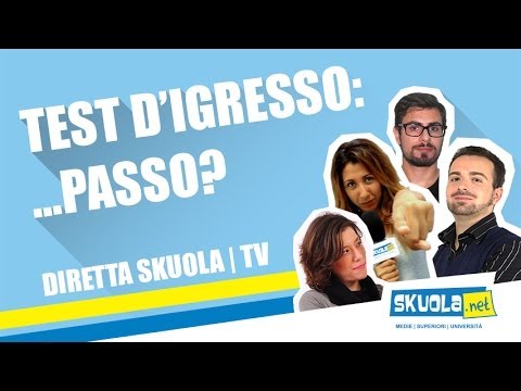 Test d'ingresso.. e se non passo?