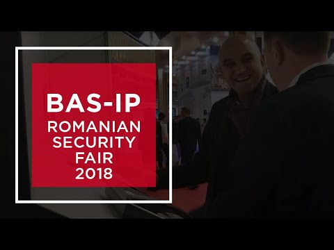 BAS-IP на выставке Romanian Security Fair 2018: BAS-IP AA-07, AA-09 и AA-12, мониторы AK-10 и AQ-07
