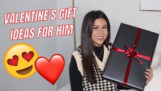 VALENTINE'S DAY GIFT IDEAS FOR HIM | boyfriend 5 senses valentine's gift idea
