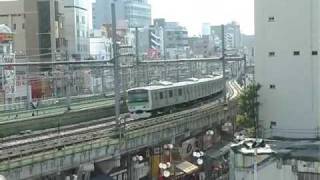 preview picture of video 'JR Yamanote Line, near Ueno station'