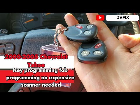 How to program new key fobs on 2000-2005  Chevrolet Tahoe, Yukon no scanner needed!
