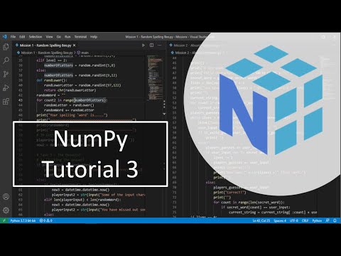 Numpy Tutorial 3 Simple Operations