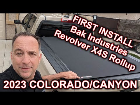 JUST RELEASED 2023 Canyon/Colorado Install Bak Ind Revolver X4S bed cover.