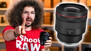 Video thumbnail for WATCH THIS Before BUYING the $2,799 Canon 85mm f1.2 RF Lens | REVIEW by Jared Polin