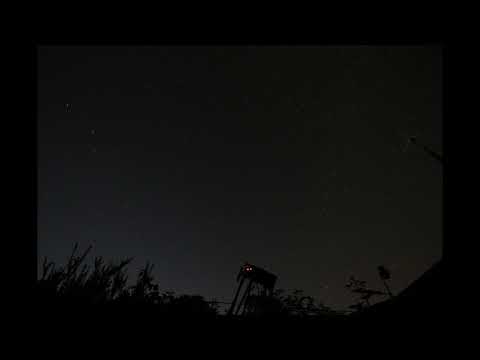 Ein kurzes Timelapse zu den Perseiden 2018