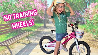 How We Taught Her to Ride A Bike With No Training Wheels!