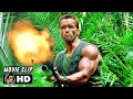 Arnold Destroys Guerrilla Soldiers Scene PREDATOR 1987 Movie CLIP HD