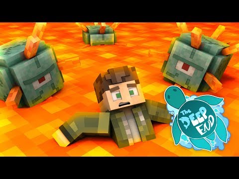 GOING UP IN FLAMES! - - The Deep End Minecraft SMP Ep.11