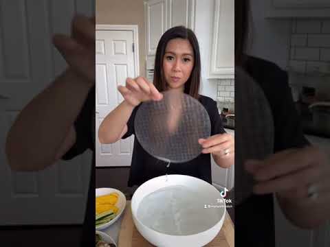 Did you know you’re supposed to dunk Rice Paper in Cold Water | MyHealthyDish