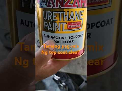TAMANG PAGTEMPLA NG TOPCOAT CLEAR URETHANE