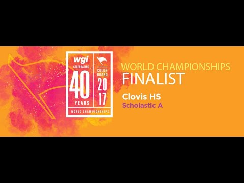 Clovis High School Varsity Winter Guard WGI Semifinals 2017