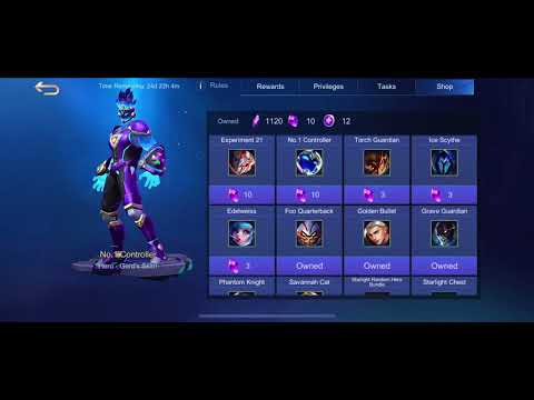 How to get Gords No. 1 Controller skin in 2020 (Annual Starlight) | MLBB |