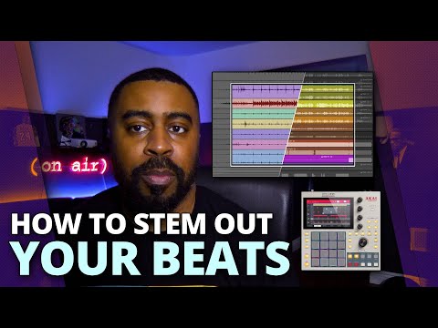 How to stem tracks on mpc one