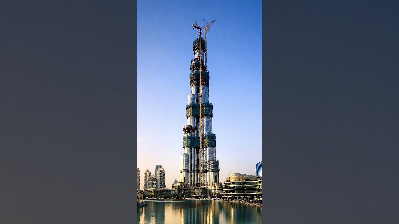 how workers made burj khalifa 🤯 #ai #build #burjkhalifa #dubai #crazy #subscribe #shorts #trending