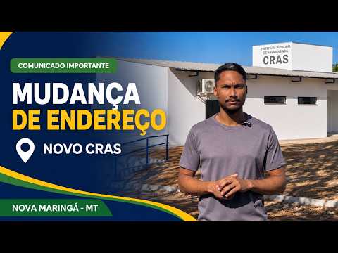 Imagem - Atenção para o novo endereço de atendimento do CRAS.