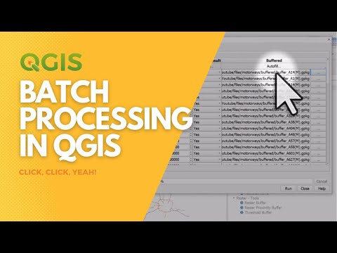 Use batch processing for repetitive tasks in QGIS