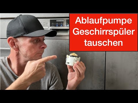 Laugenpumpe Spülmaschine tauschen - So geht es!