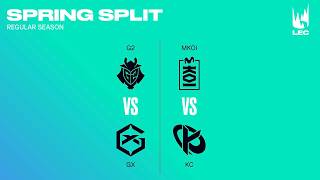 [LIVE] 🔴 LEC SPRING - G2 vs GX | MKOI vs KC - W7D2 - BO3