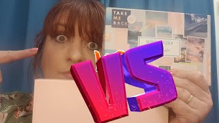 June Glossybox vs June Birchbox subscription box unboxing