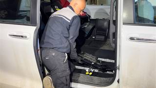 2021-2026 Toyota Sienna 2nd Row Seat Slider Carriage Track Removal, Airbag Warning Light Disabling