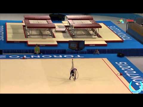 Melissa Perez (ECU) Hoop Q - Juegos Panamericanos Toronto 2015