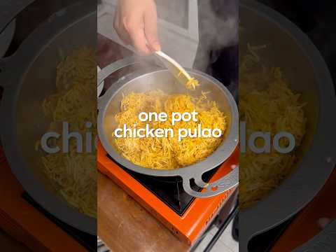 One pot chicken pulao #shorts #asmr