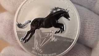 preview picture of video 'Superb new Australian Stock Horse coin issued by The Perth Mint'