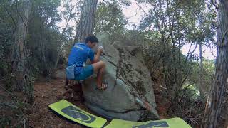 Video thumbnail of Problem 8 (SummerHill), 5. Can Bruguera