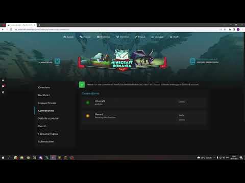[MC-RO] Sincronizare DISCORD - PANEL