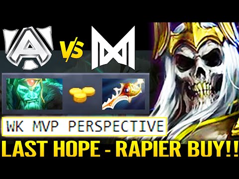 ALLIANCE.Nikobaby MVP Perspective vs NIGMA - Last Hope Rapier Buy Comeback DPC DreamLeague S15 DOTA2