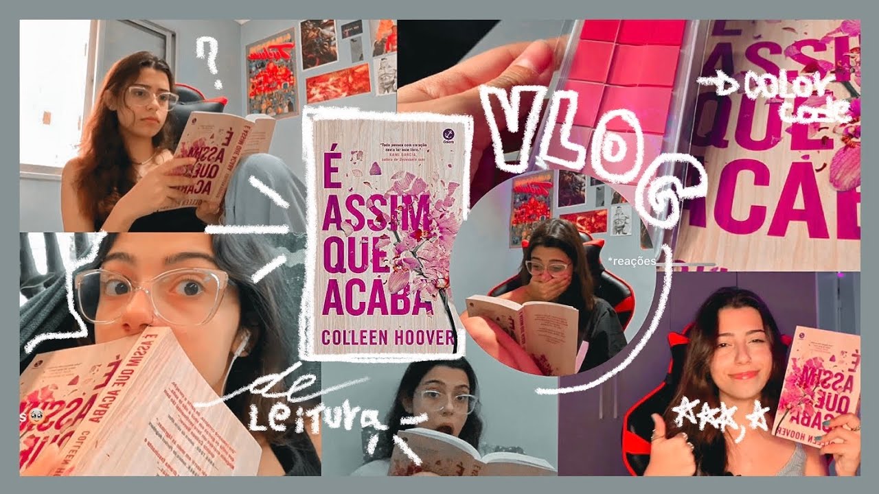 vlog de leitura (caótico) de: é assim que acaba 💐🍪