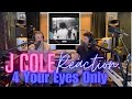 J Cole Reaction - 🇬🇧 Dad and Son React to J Cole - 4 Your Eyes Only