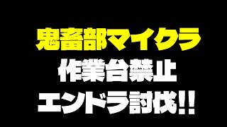 【鬼畜部マイクラ】作業台禁止エンドラ討伐！！