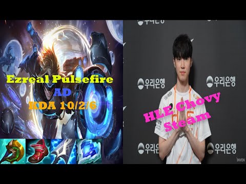 HLE Chovy Ezreal AD Carry KDA 10/2/6 vs Varus, Rank Challenger Korea