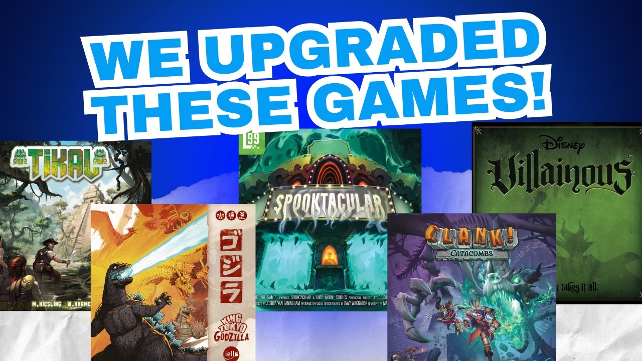 Board Game Upgrades - Tikal, Spooktacular, King of Tokyo and more!