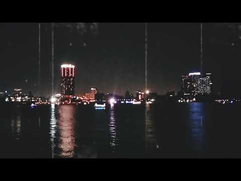 Nile River night view Cairo egypt