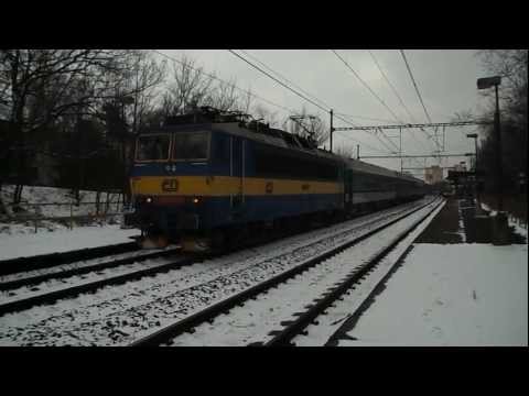 Odjezd vlaku R 617 Krušnohor (ČD 363.061) - Chomutov město, 13. 2. 2013