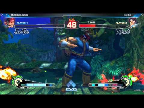 USFIV: XSK Samurai vs Koji KOG - EVO2014 - Capcom Pro Tour