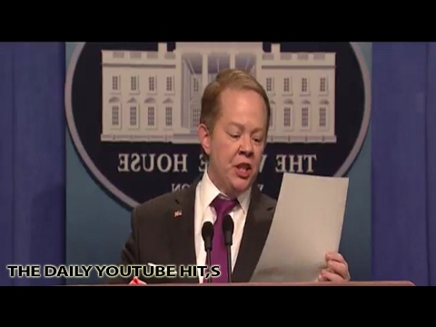 Sean Spicer Press Conference Cold Open - SNL-THE DAILY YOUTUBE VIRAL,S