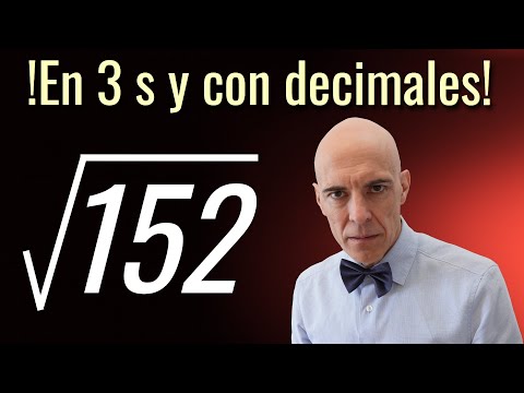 CALCULAR MENTALMENTE RAÍCES CUADRADAS SACANDO DECIMALES. Cálculo Mental