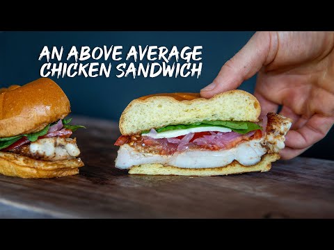 Grilled Chicken Sandwich with Pickled Onions