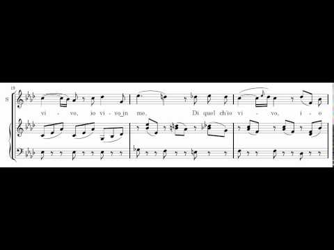 Ma rendi pur contento (Bellini) Score Animation