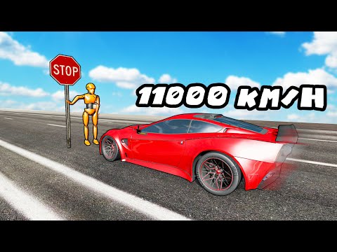 ❄️ FASTEST SUPERCAR VS. OBSTACLES!? | BeamNG Drive |
