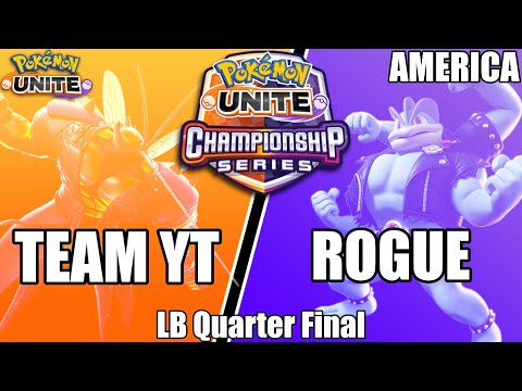 Team YT vs Rogue - PUCS NA Championship LB Quarter Final | Pokemon Unite