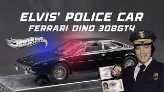 Elvis Pulled People Over in THIS Ferrari?! | Dino 308GT4 Diecast Review of Hot Wheels Elite 1/18