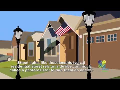 Part of a video titled How Do Street Lights Turn On and Off? - YouTube