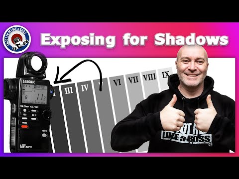 How I am Spot Metering my scenes for better looking negatives.
