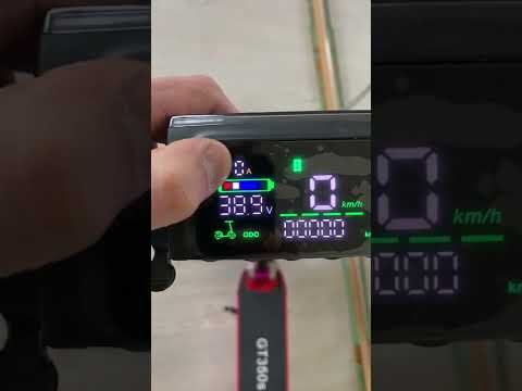 Gt350S красный, настройка электросамоката